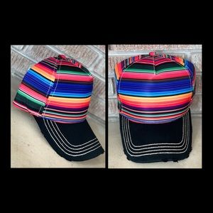 Adorable serape hat!